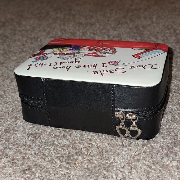 Brighton Dear Santa I Have Been Good-Ish Jewelry Box Travel Case Nwot - Picture 4 of 16